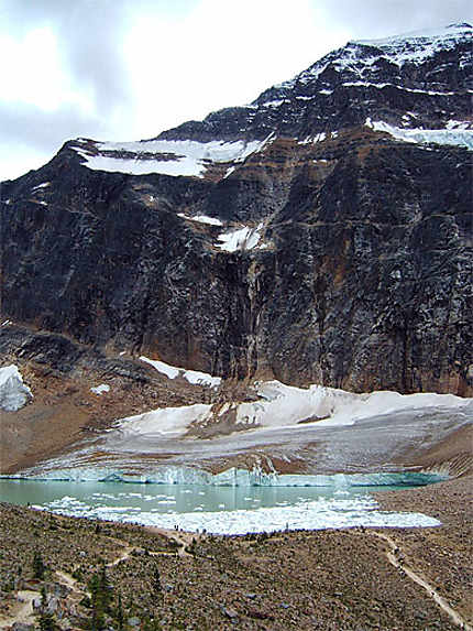 Glacier au mont Edith Cavell