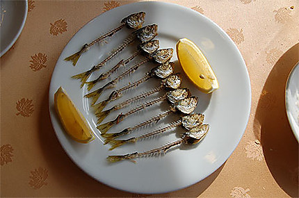 Assiette de poissons