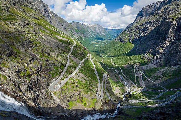 Routes de l'Aigle et des Trolls (Norvège)