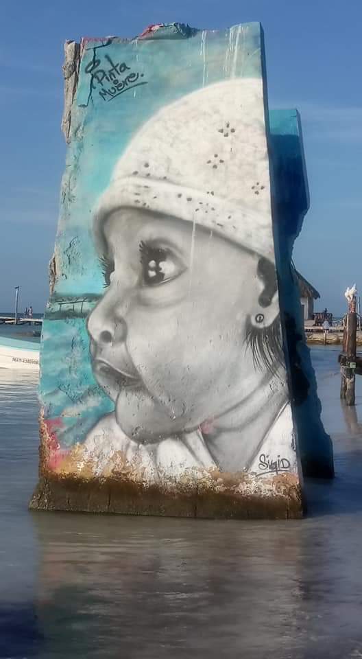 Street art à Holbox Street art à Holbox