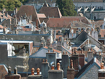 Sur les toits de Besançon