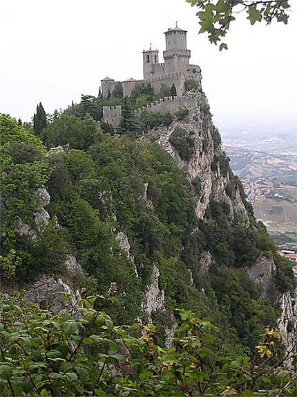 Un des châteaux de San Marino