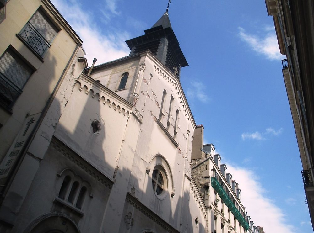 Façade de l'Eglise Saint Martin des Champs