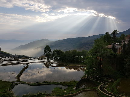Les rizières de Duoyishu Yunnan