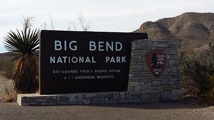Entrée de Big Bend National Park