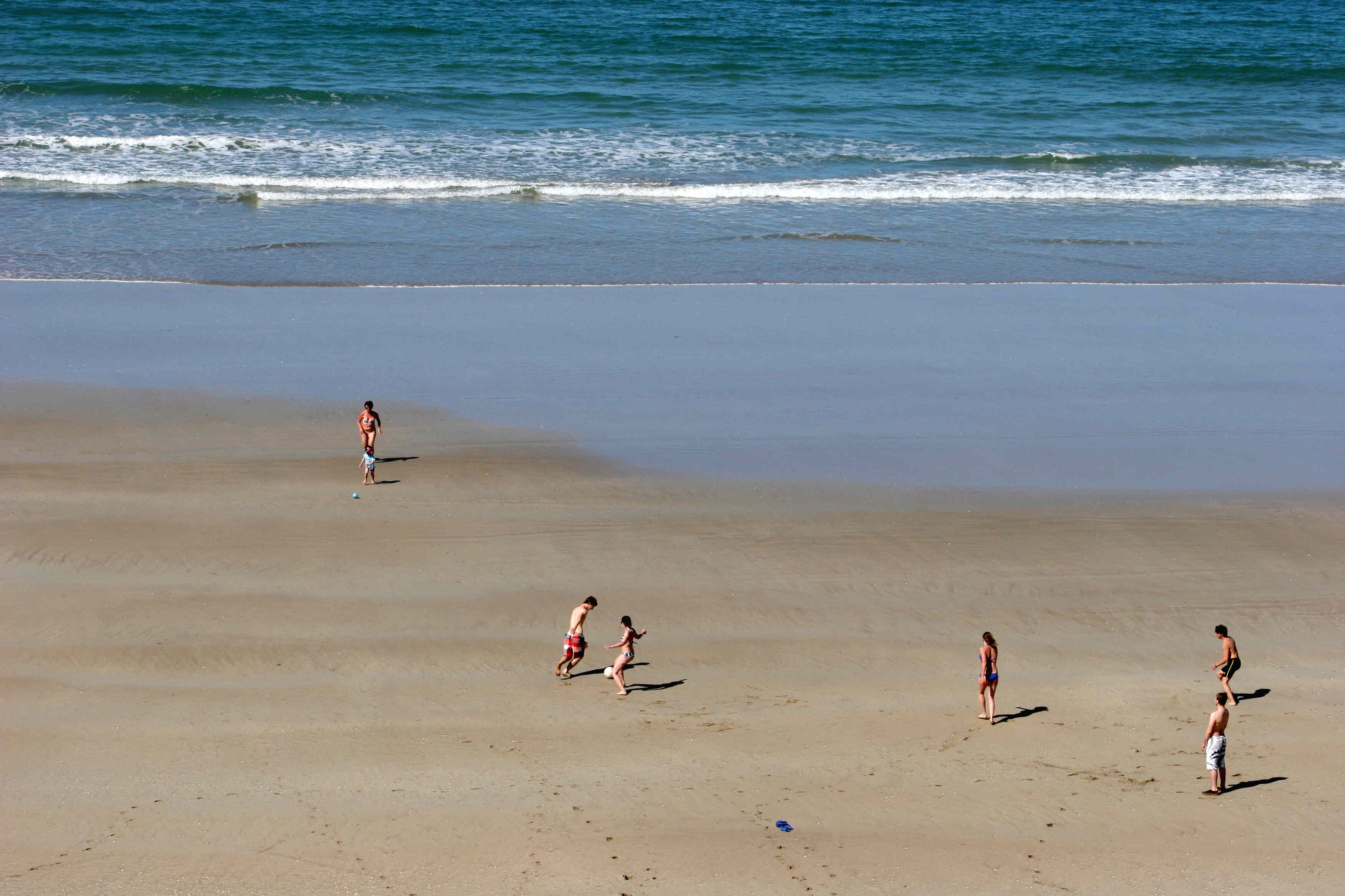 Foot sur une plage bretonne Foot sur une plage bretonne