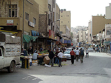 Marché à Amman en Jordanie