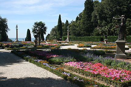 Les jardins du château de Miramare