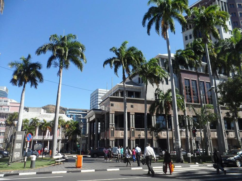 Centre ville de Port-Louis (capitale de Maurice)