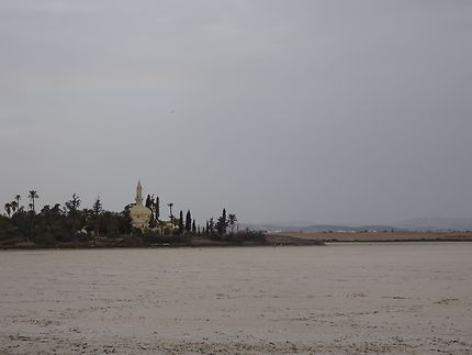 Mosquée au bord du lac salé