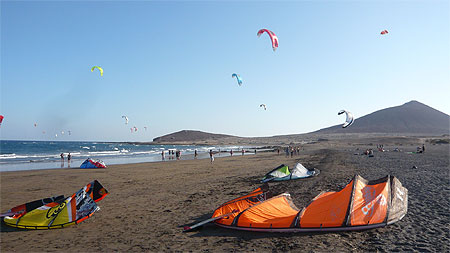 El Medano côté vent El Medano côté vent