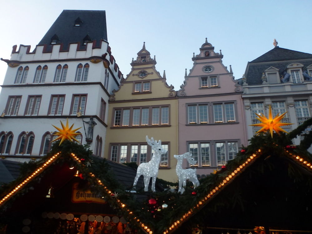 Chalets du marché de Noël