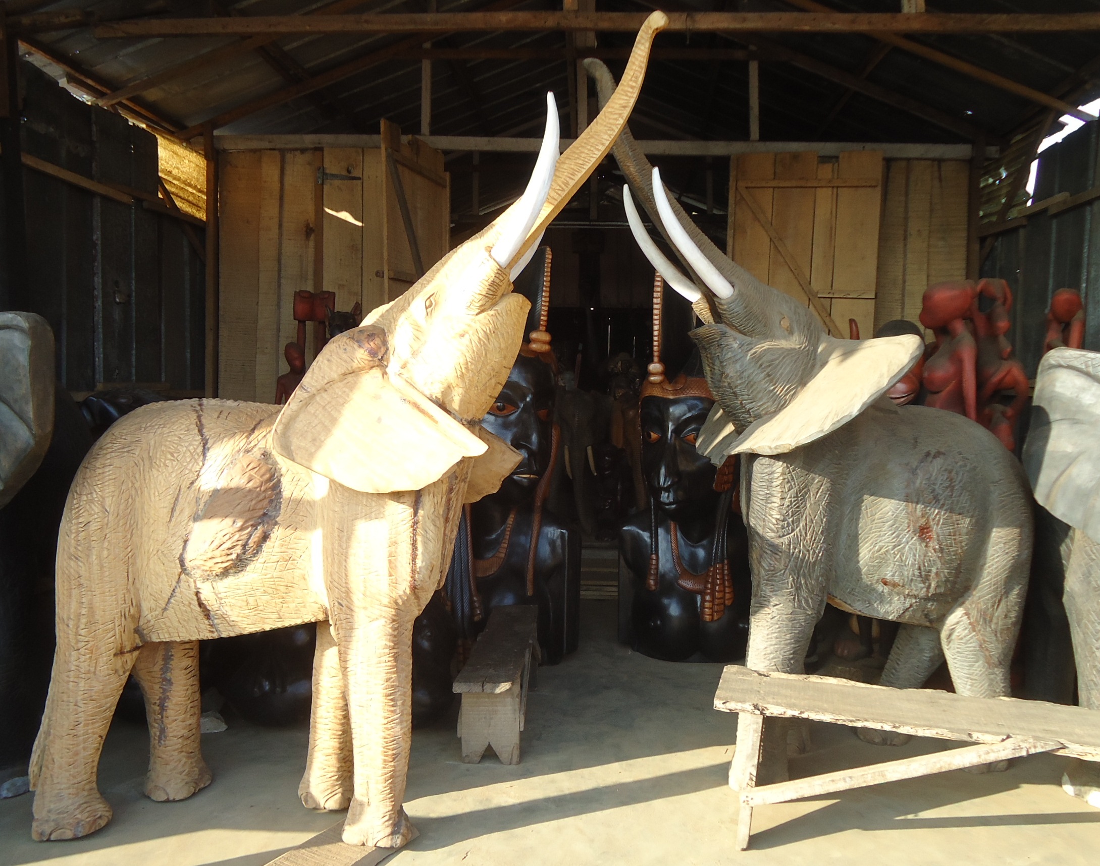 Deux éléphants Deux éléphants