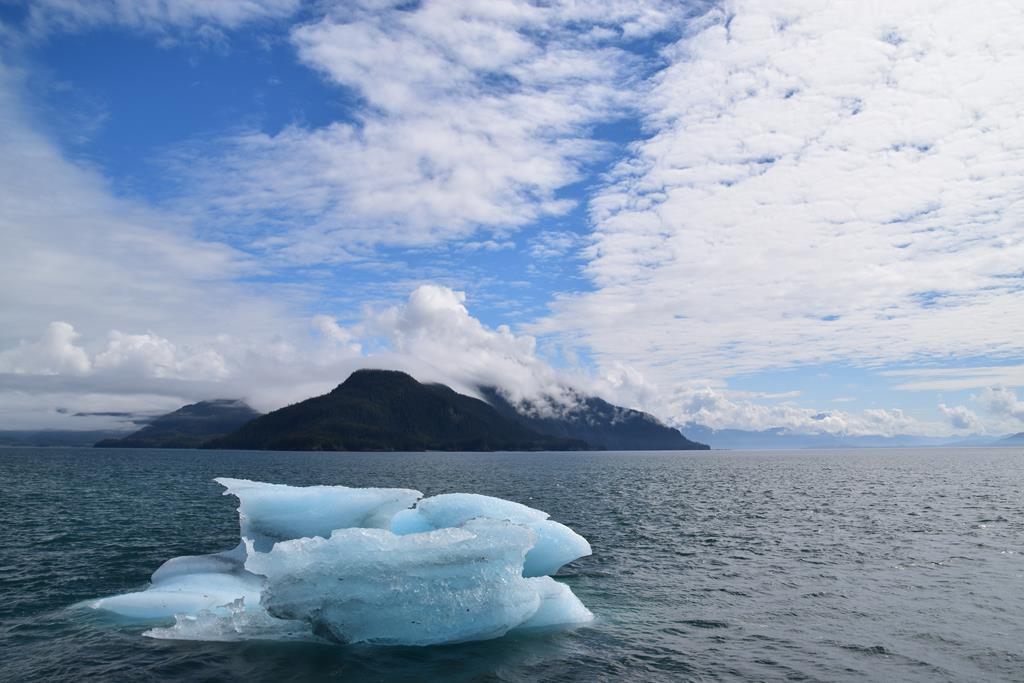 Iceberg dans la baie de Prince William Sound Iceberg dans la baie de Prince William Sound