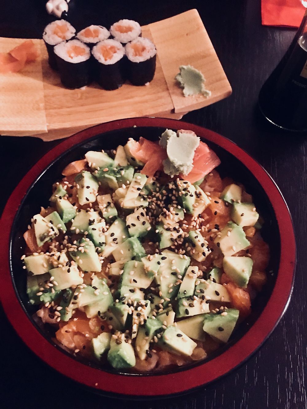 Chirashi au saumon