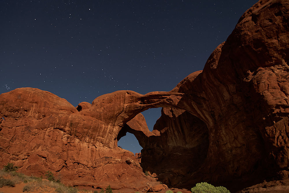 Double Arch la nuit