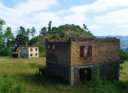 Mont Trebevic : vestiges de la guerre