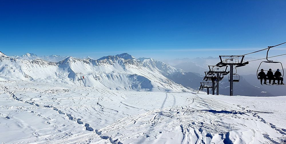 La Lauzière en hiver