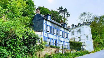 La maison bleue d'Honfleur