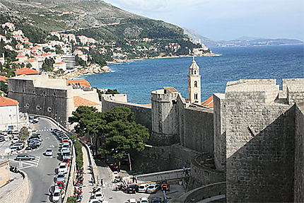 Sur les remparts de Dubrovnik