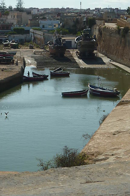 El Jadida, vue du port de la cité portugaise