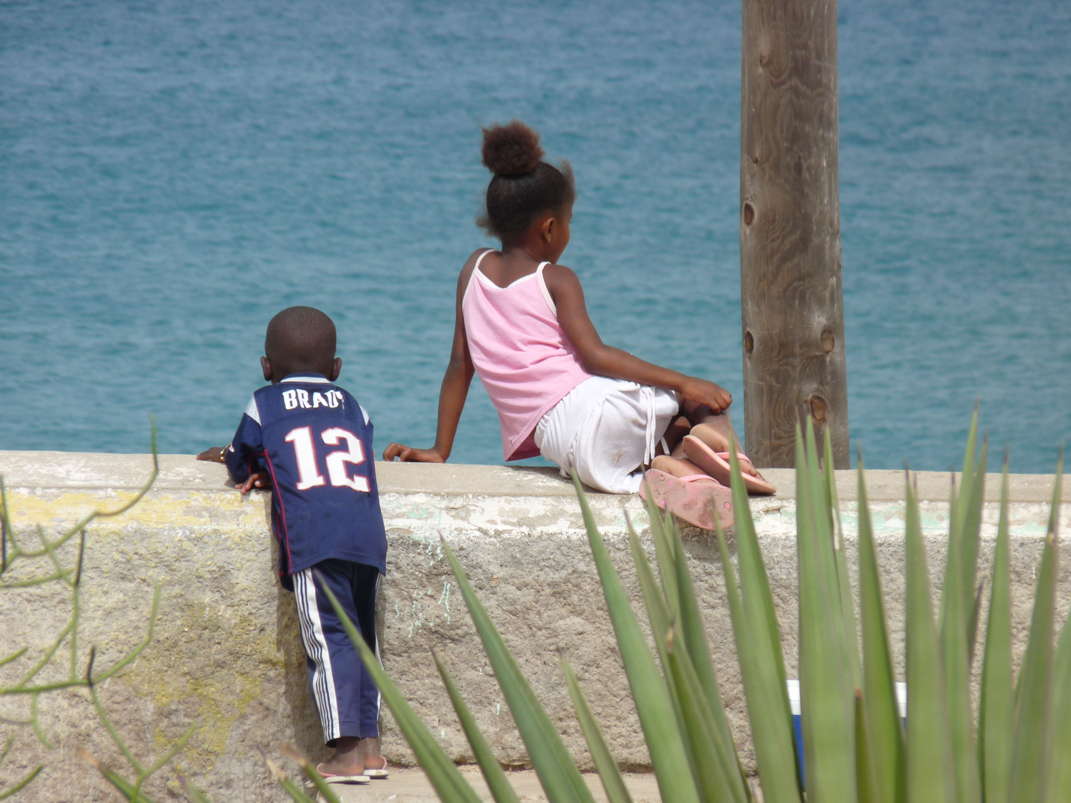 Enfants de dos, Cap-Vert