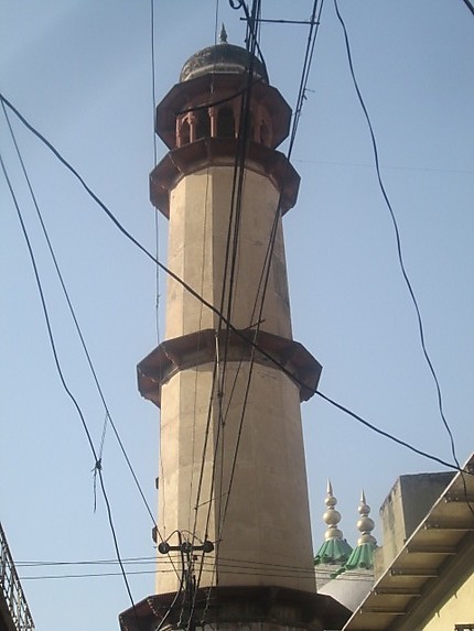 Le minaret de la mosquée