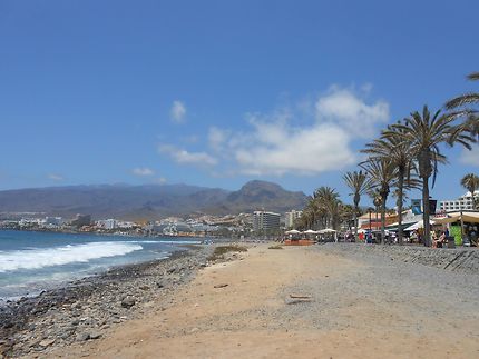 Plage à Los Cristianos, Tenerife