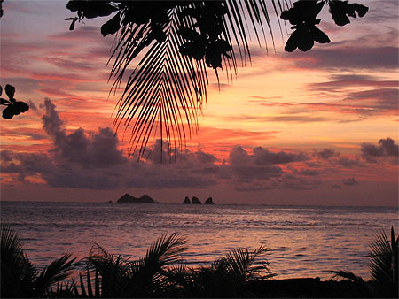 Coucher de soleil sur Ojochal Coucher de soleil sur Ojochal
