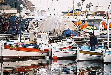 Pêcheur en Méditerranée