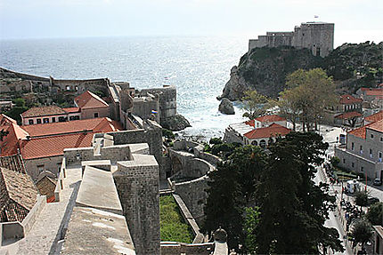 Sur les remparts de Dubrovnik