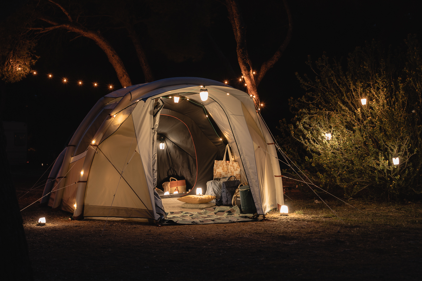 Quels sont les types d'hébergement en camping ?