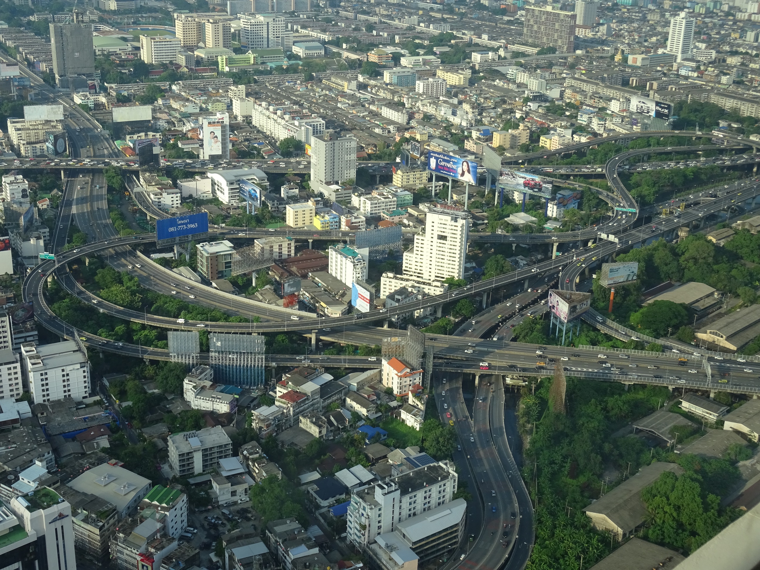 Vue de Bangkok depuis la Tour Baiyoke II Vue de Bangkok depuis la Tour Baiyoke II