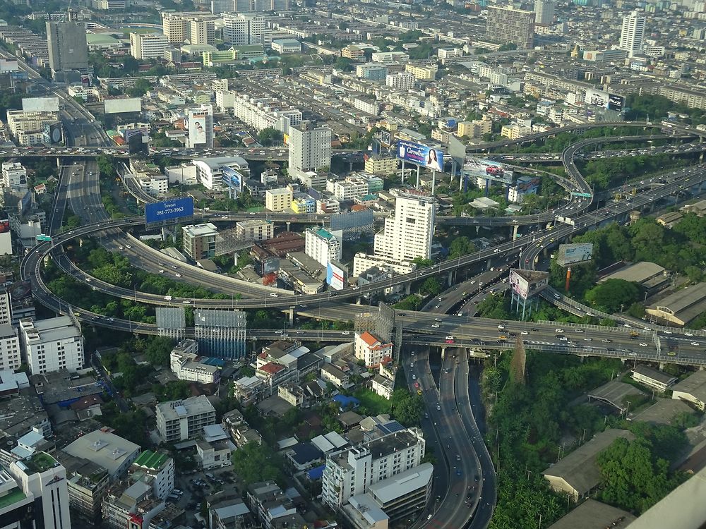 Vue de Bangkok depuis la Tour Baiyoke II