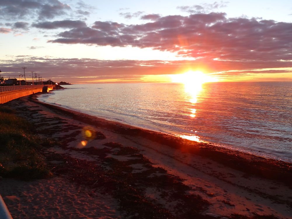 Coucher de soleil à Ste-Flavie