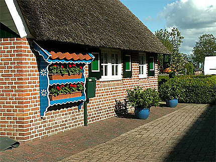 Décoration d'une maison de Staphorst - Province de l'Overijssel - Pays-Bas