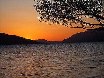 Coucher de soleil sur le Loch Maree