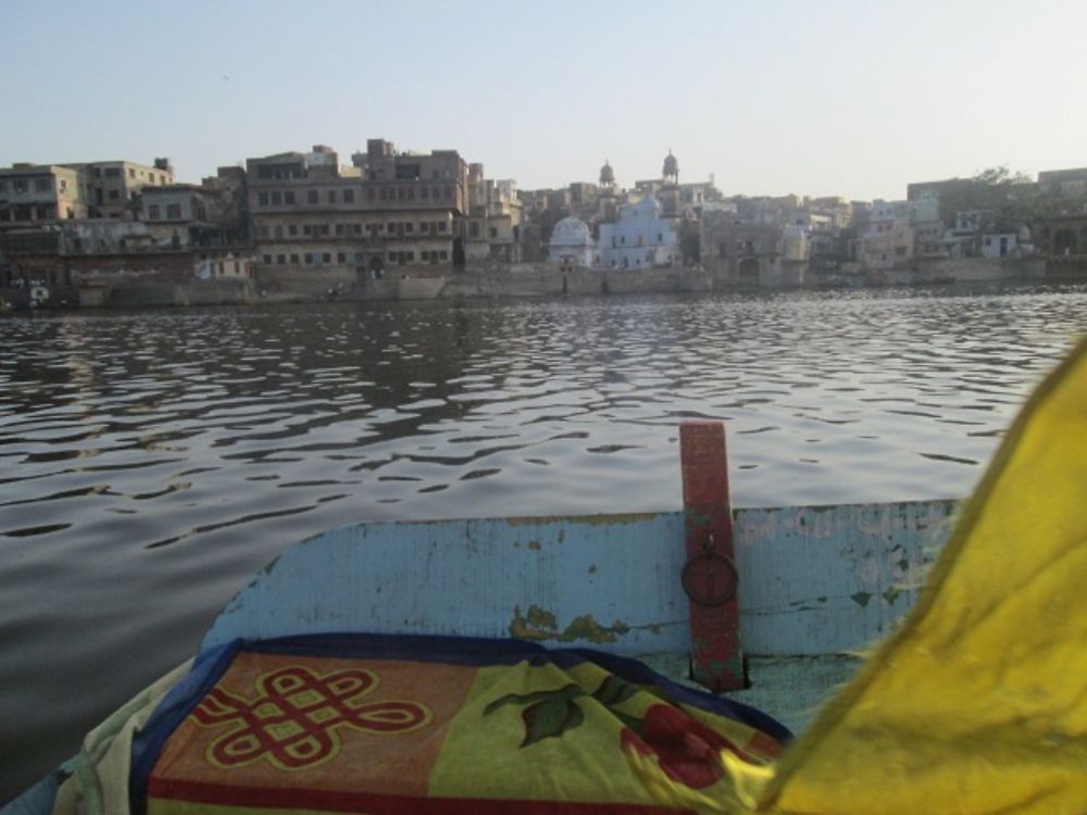 Promenade en bateau sur la rivière Yamuna