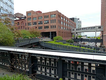 Vue sur Chelsea Market depuis la High Line