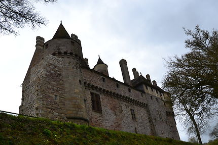 Château la Roche-Jagu, coté vue sur le Trieux