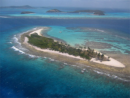 Tobago Cayes vue du ciel Tobago Cayes vue du ciel