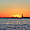 Coucher de soleil sur Liberty Island
