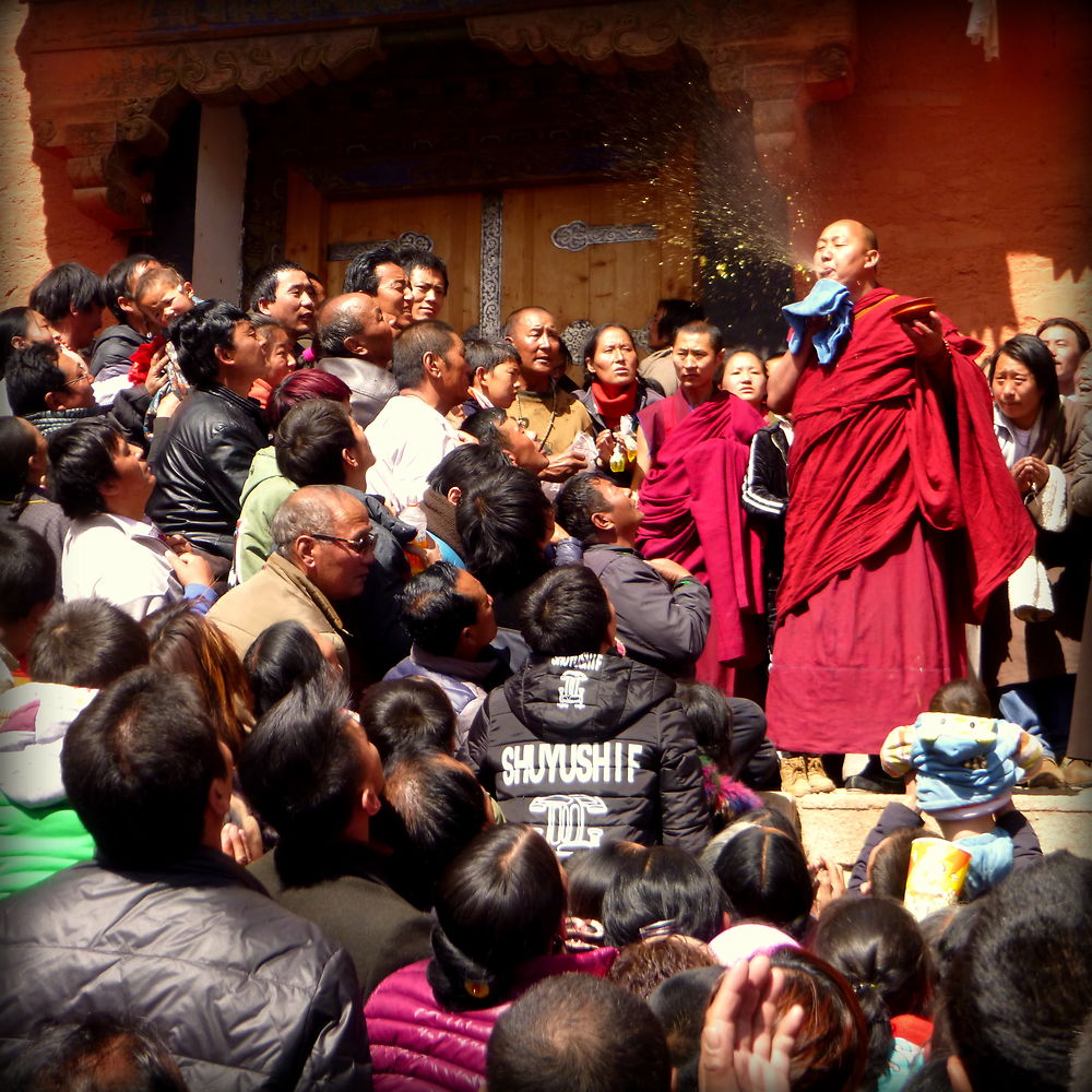 Moine cracheur de Labrang