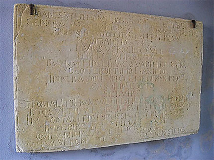 Inscription austro-hongroise en latin