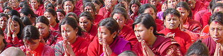 Fête de Madhab Narayan à Sankhu Fête de Madhab Narayan à Sankhu