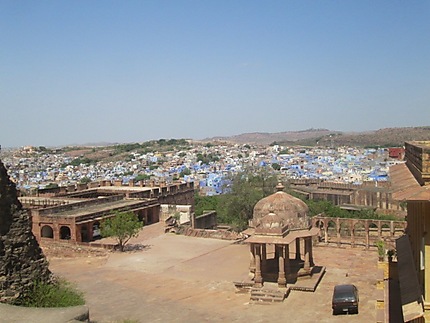 Vue sur la ville bleue de Jodhpur