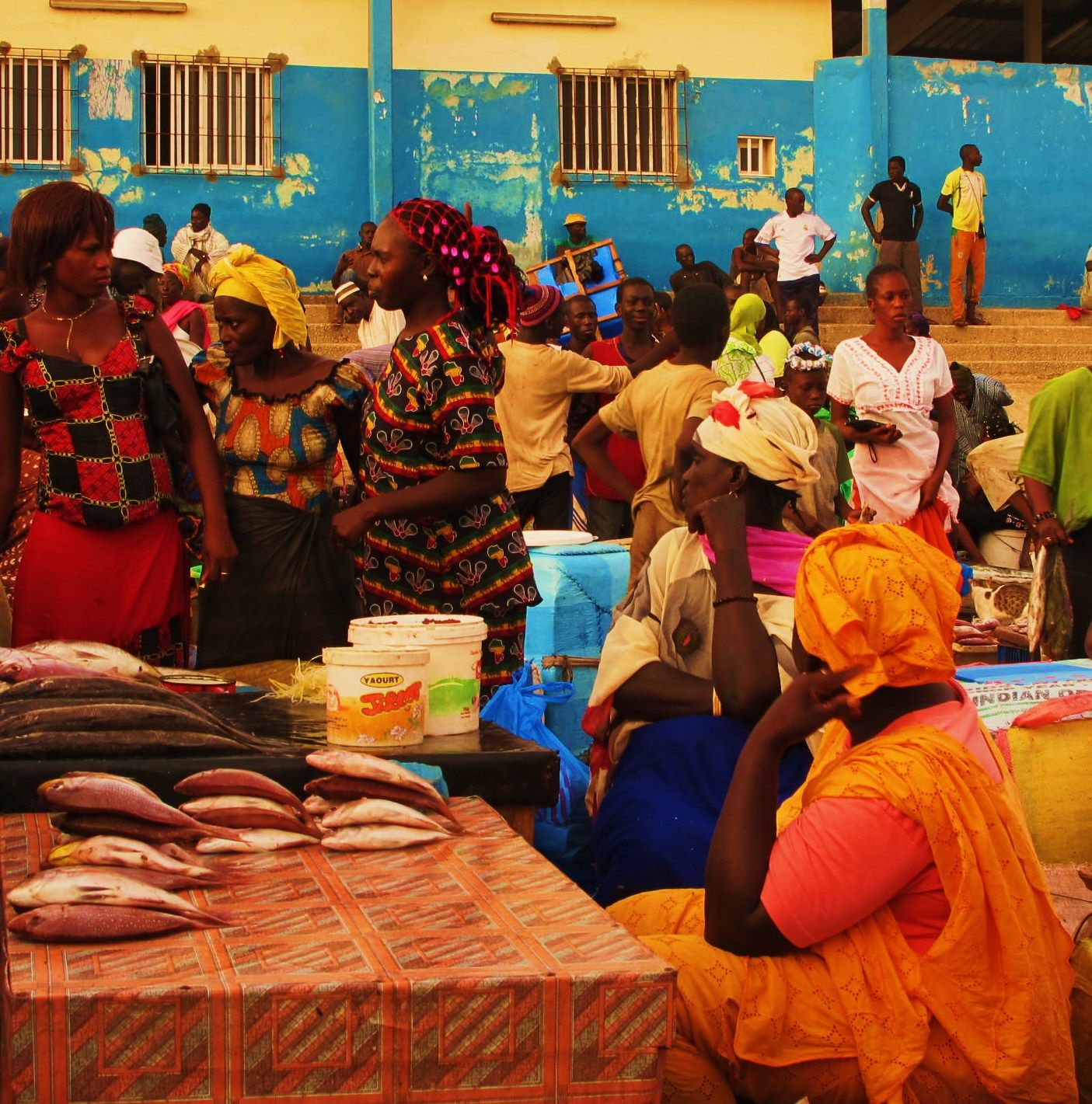 Marché aux poissons de Mbour, Sénégal