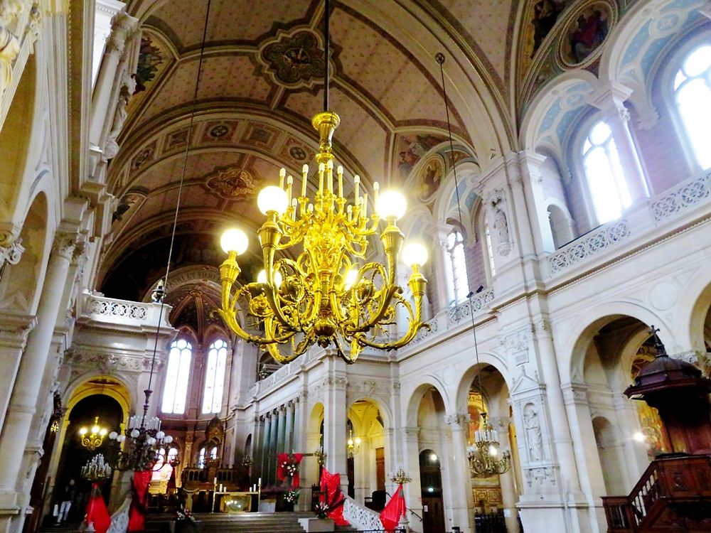 Vue intérieur de l'église de la Sainte-Trinité