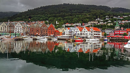 Quartier de Bryggen à Bergen