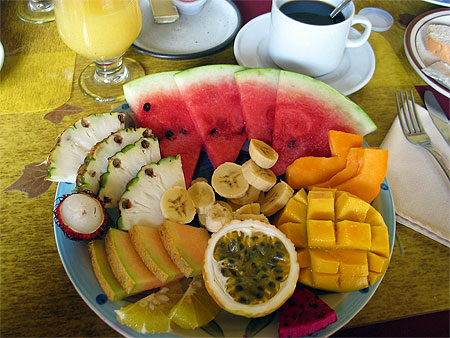 Petit déjeuner "tropical" Petit déjeuner "tropical"